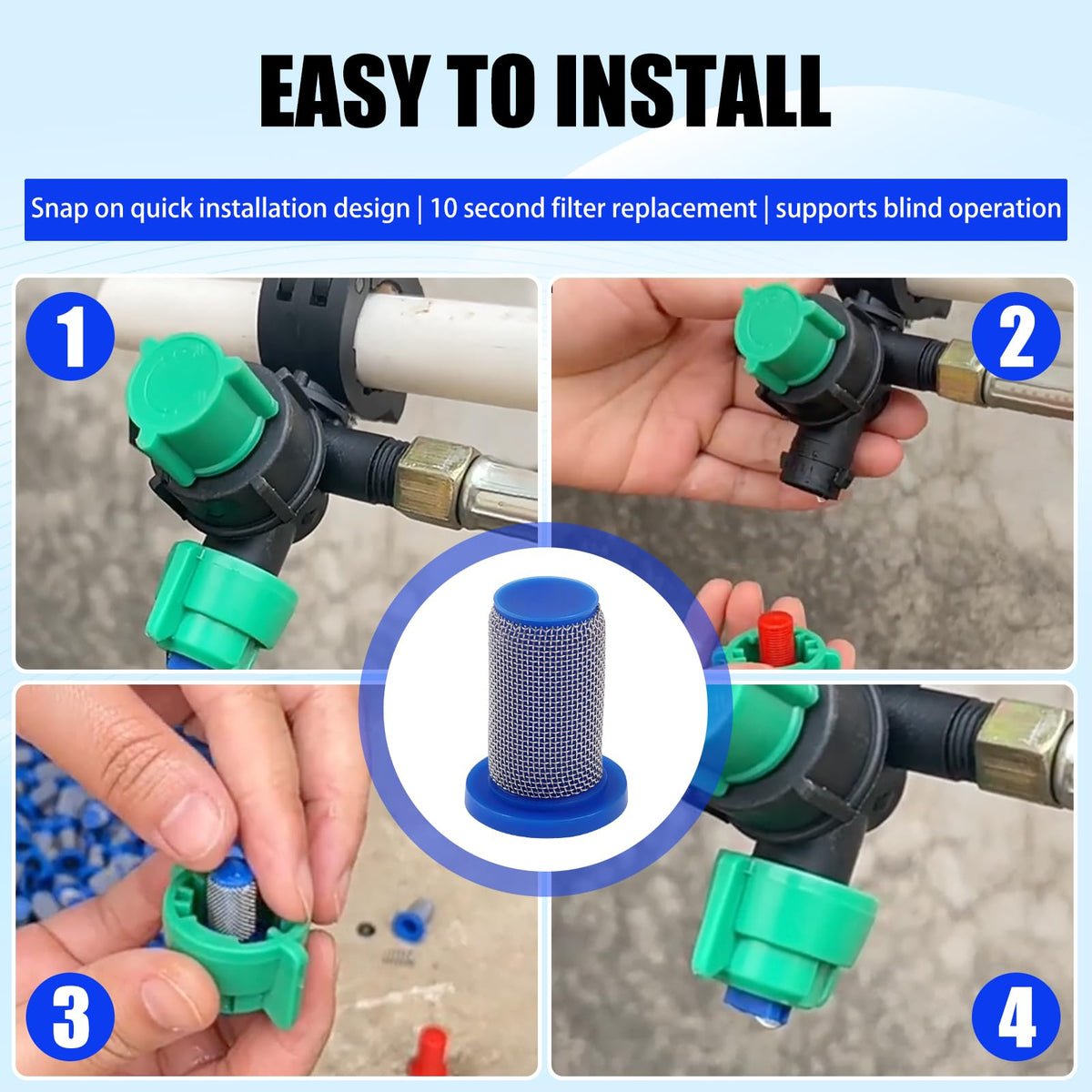 GYUTONG agricultural sprayer filter suitable for lawn care and farming tasks