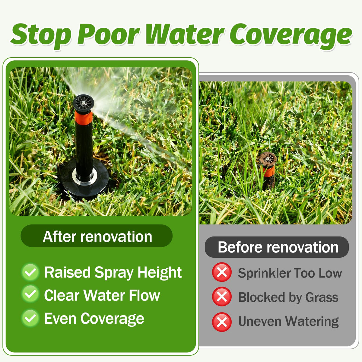 GYUTONG durable plastic construction enables tool-free installation