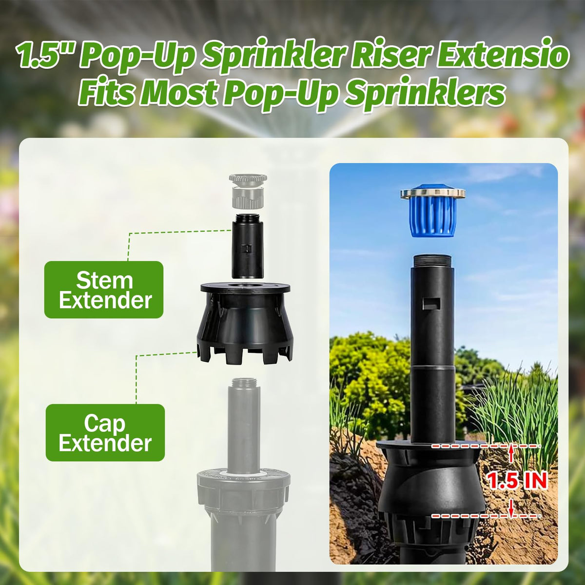 GYUTONG protective dirt cap on stackable riser keeps debris out during maintenance