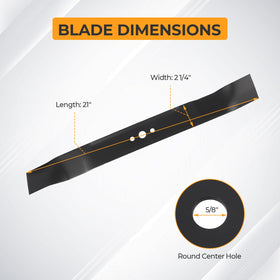 GYZJ blade sharp cutting edge for clean mowing performance.