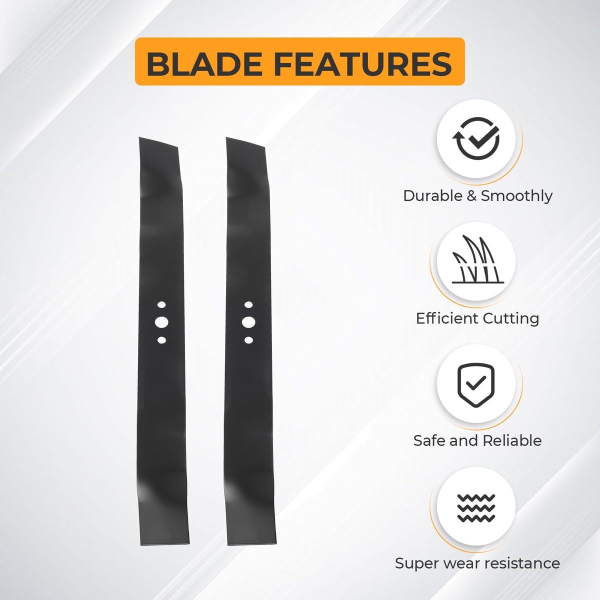 GYZJ durable steel construction for long-lasting mowing use.