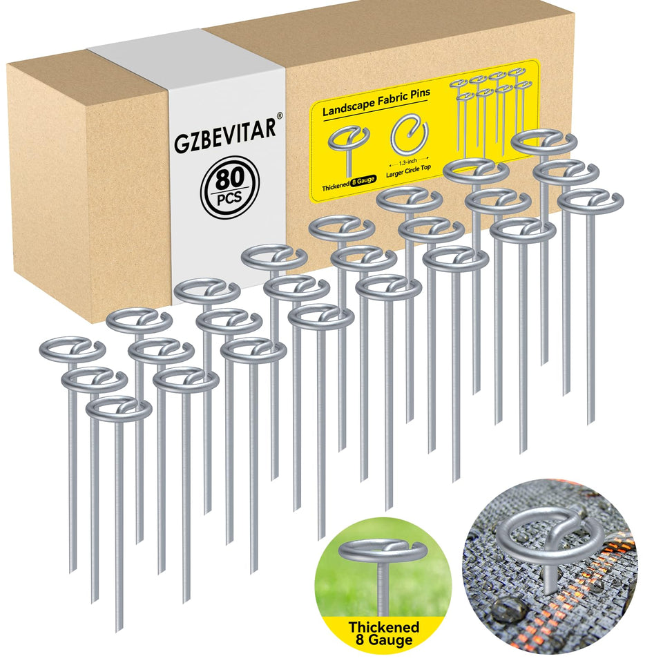 GZBEVITAR 6-inch circle-top landscape pin securing fabric with strong holding power