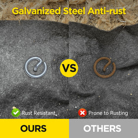 GZBEVITAR galvanized pin resists rust in diverse soils