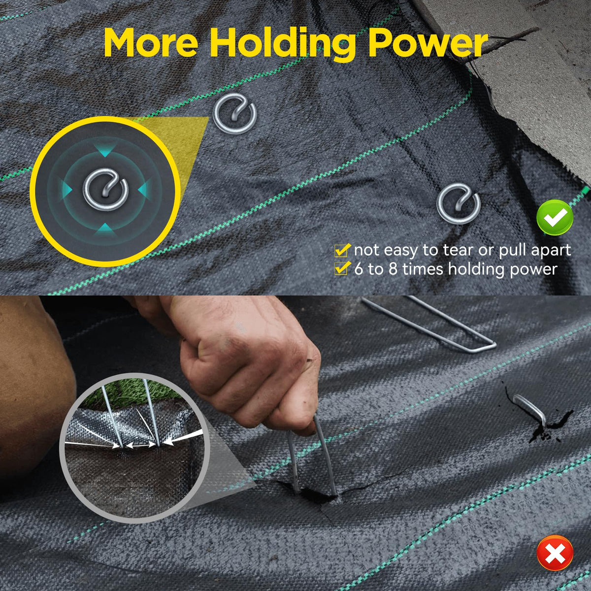 GZBEVITAR circle-top pin offers higher holding power than staples