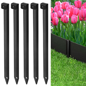 GZBEVITAR landscape stake 10-inch securing flower beds outdoors.