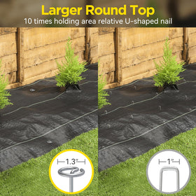 GZBEVITAR round-top 1.3-inch diameter pin eases insertion and holds