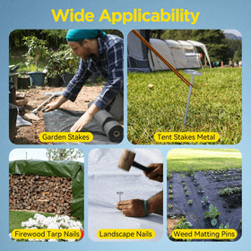 GZBEVITAR versatile pin for garden, weed mats, and tents