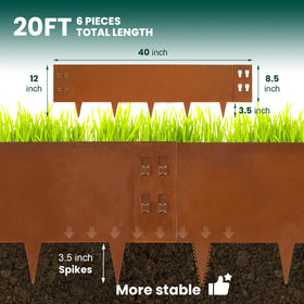 GZGNEEVL bendable-buckle-edging enables easy tool-free curves for gardens.