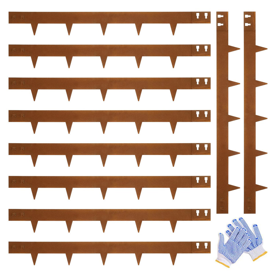 GZGNEEVL corten steel edging bundle showcases durable garden border solution.
