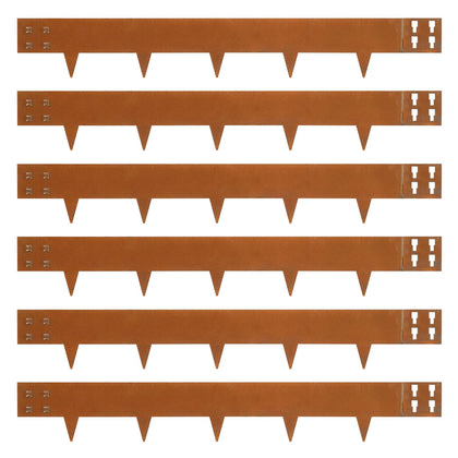GZGNEEVL corten steel landscape edging kit for durable yard borders.