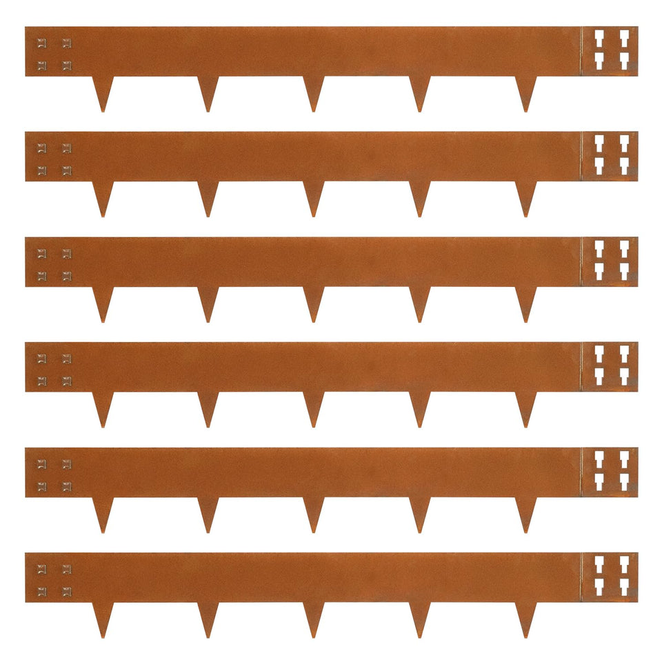 GZGNEEVL corten steel landscape edging kit for durable yard borders.