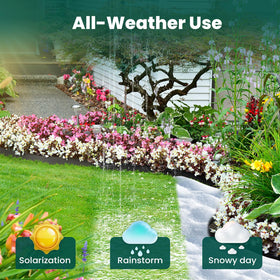 GZGNEEVL weather-resistant finish stands up to outdoor conditions.