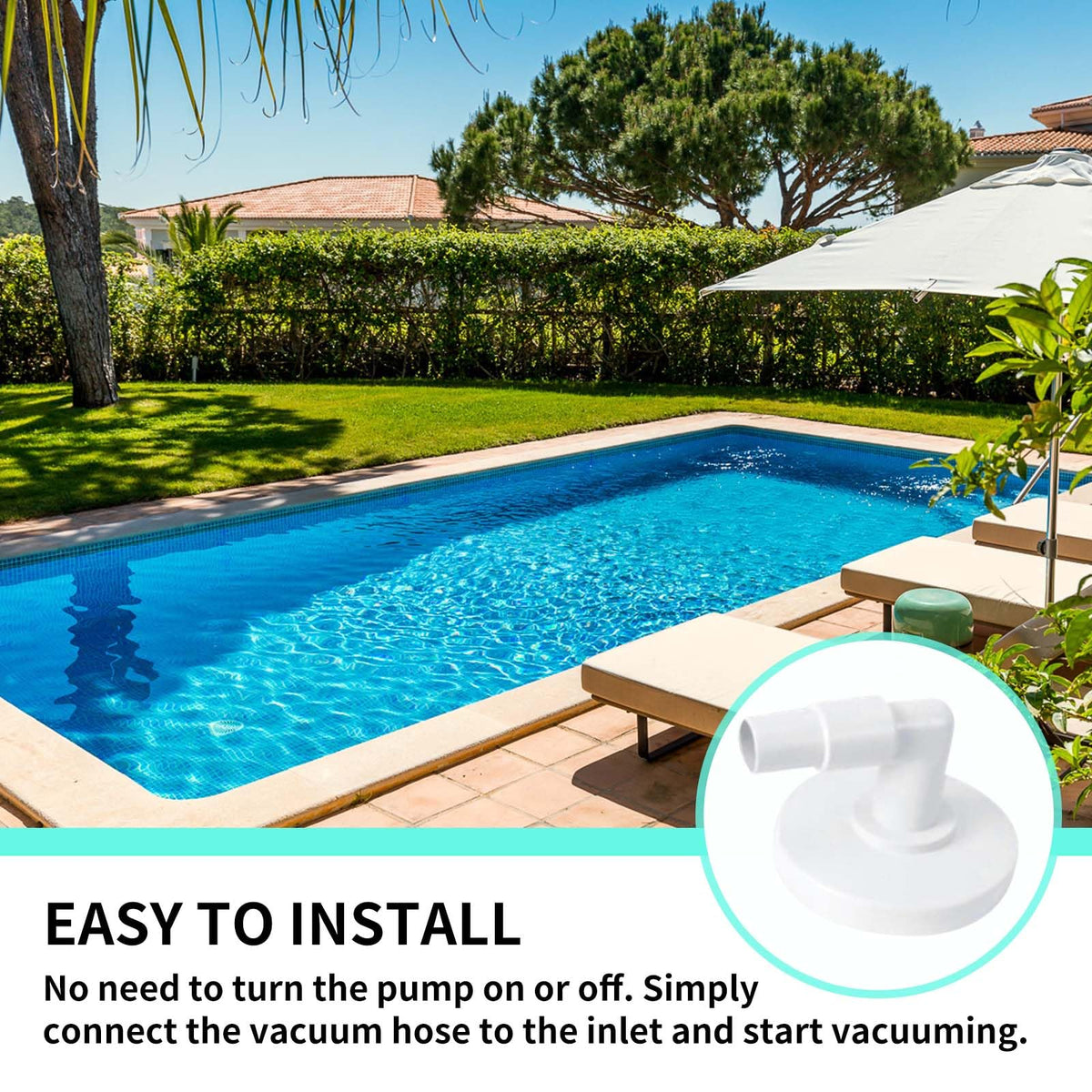 GZJoSum simple installation without needing to switch the pump on