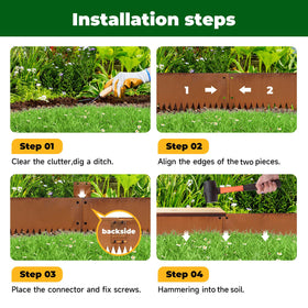 GZLVSOW garden bed edge redefines border definition.