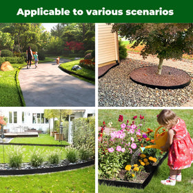 GZLVSOW six-pack edging offers scalable yard landscaping options.