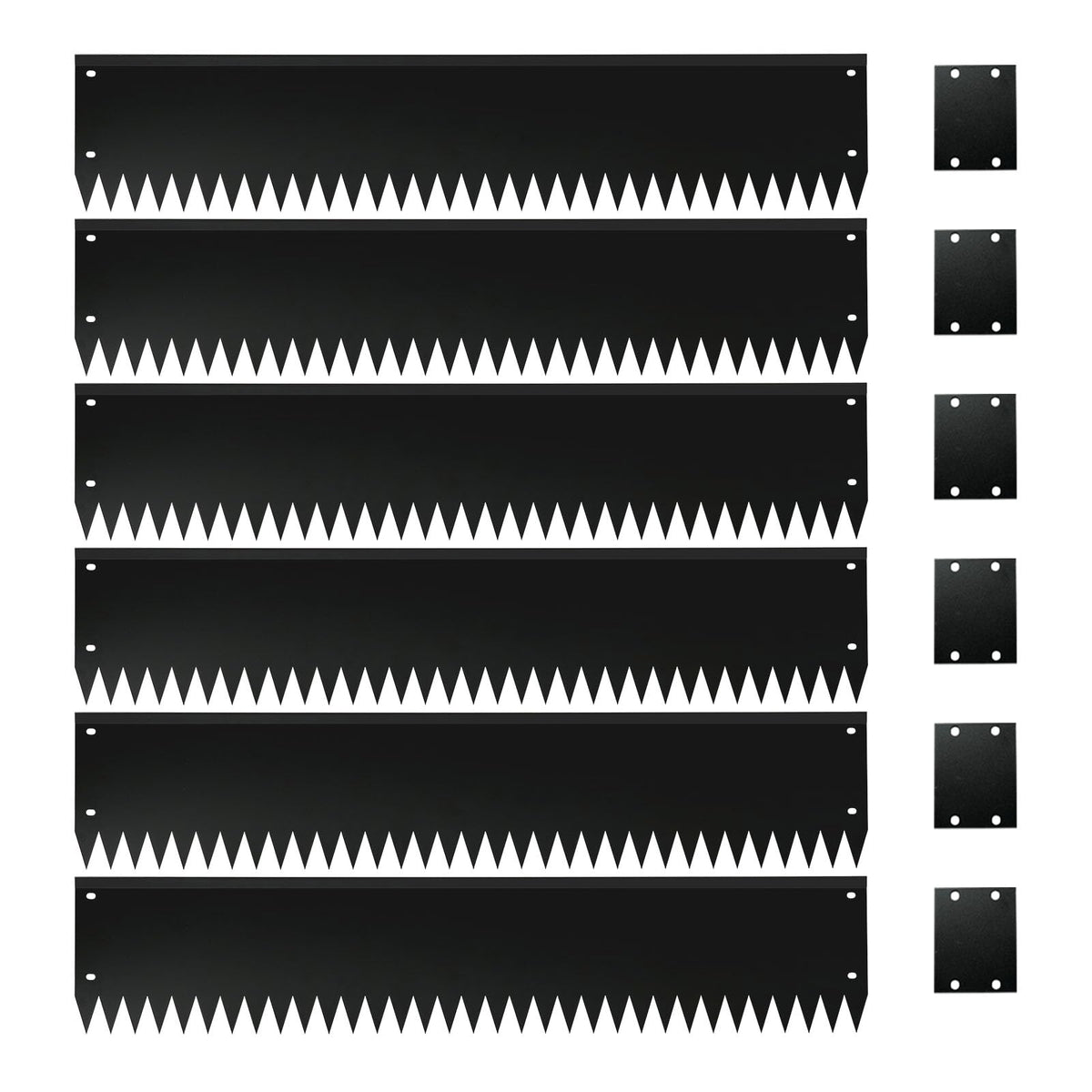 GZLVSOW steel garden edging 40-inch strip defines borders clearly.
