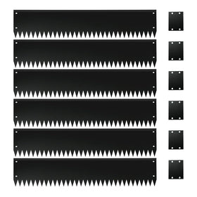 GZLVSOW steel garden edging 40-inch strip defines borders clearly.