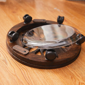 GZQWDC water tray under base helps prevent leaks and spills.