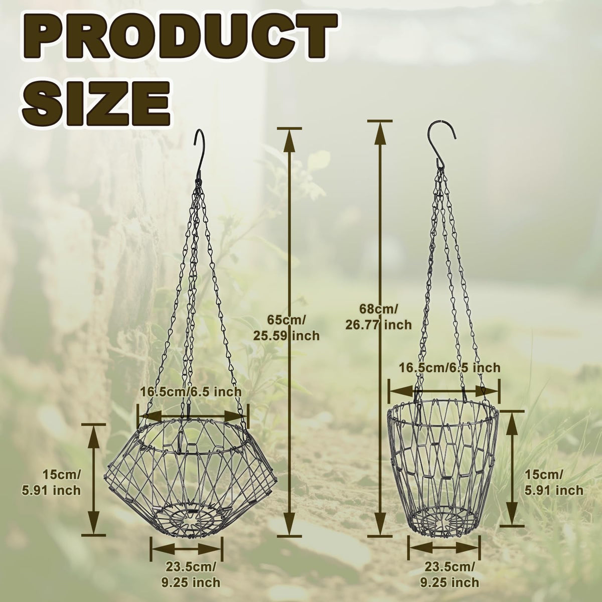 GZZHPFY Hanging Chicken Feeder adjustable-middle diameter for versatile portions