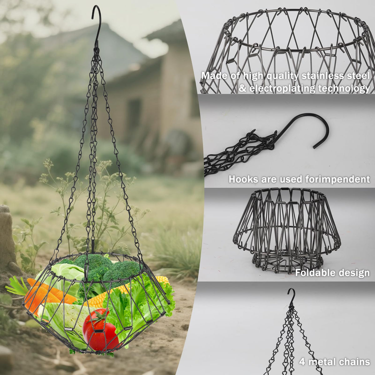 GZZHPFY Stainless-steel feeder with corrosion-resistant nickel plating