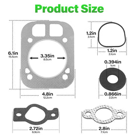 GZZTORES gasket kit for Kohler CH740 and CH750 promotes reliable engine sealing