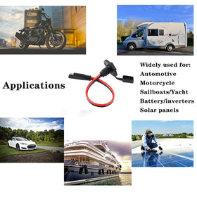 GZZTORES dual 1ft cables for flexible solar generator setups