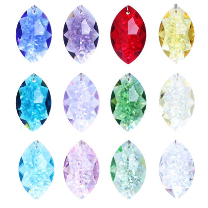 H&D HYALINE & DORA 38mm horse eye prism reflects rainbow light for chandeliers