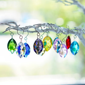 H&D HYALINE & DORA multi-color marquise prism adds sparkle to bead curtains