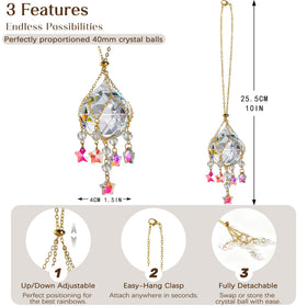 H&D Hyaline & Dora detachable crystal ball enables quick replacement.