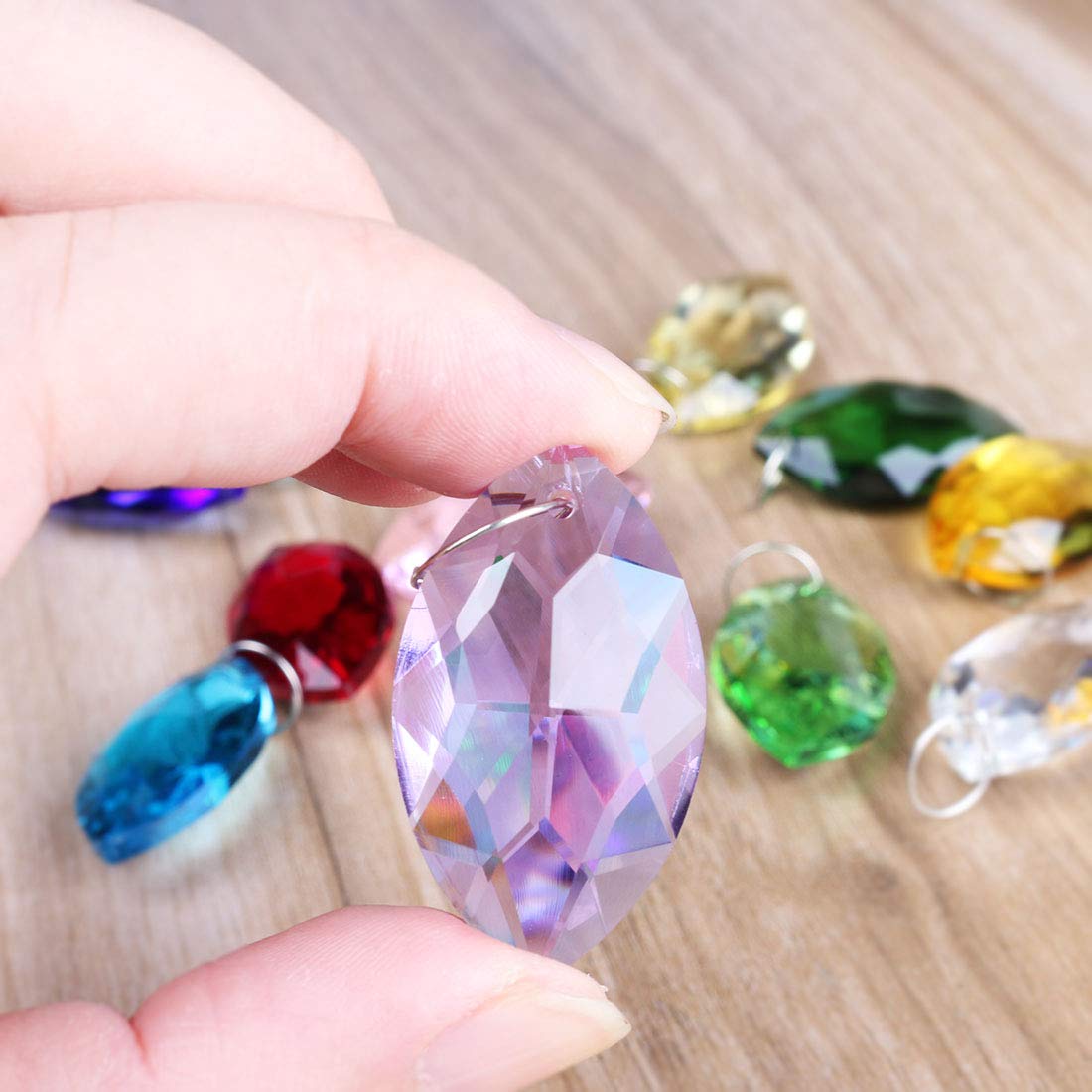 H&D HYALINE & DORA DIY prism pendant pack for crafts and jewelry making