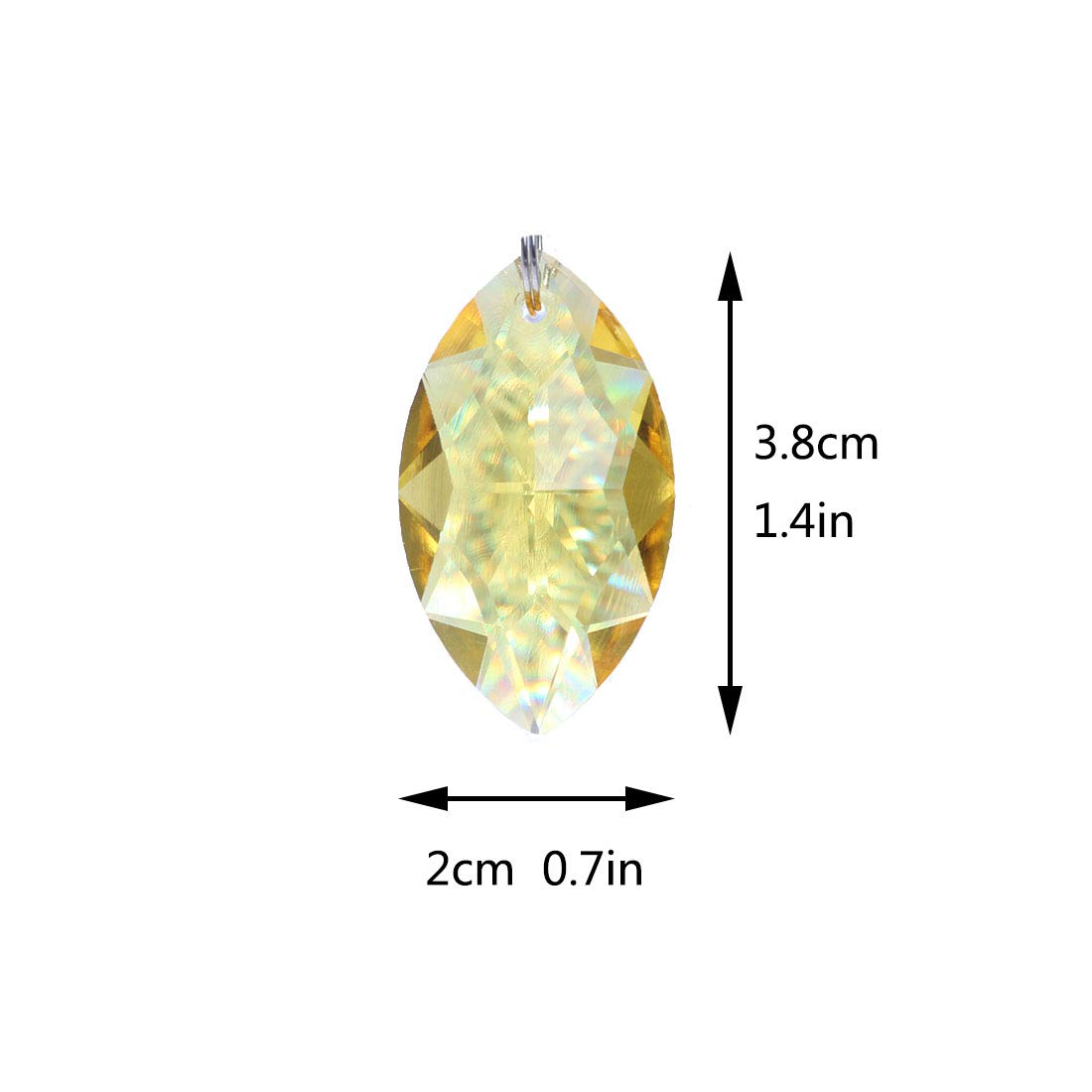 H&D HYALINE & DORA K9 crystal bead prism pendant for DIY decorations