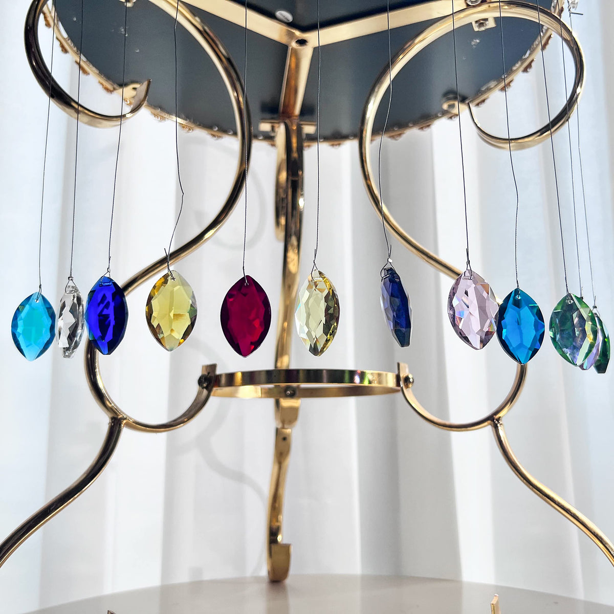 H&D HYALINE & DORA wedding decor crystal prism enhances room ambiance