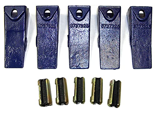 H and L Bobcat style bucket teeth for durable digging and quick replacement