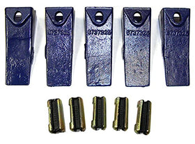 H and L Bobcat style bucket teeth for durable digging and quick replacement