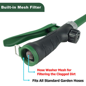 H2O WORKS lightweight wand supports effortless watering of hanging baskets and planters.