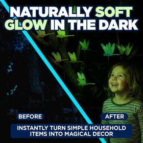 HA SHI night-glow garden clip provides subtle illumination without batteries.