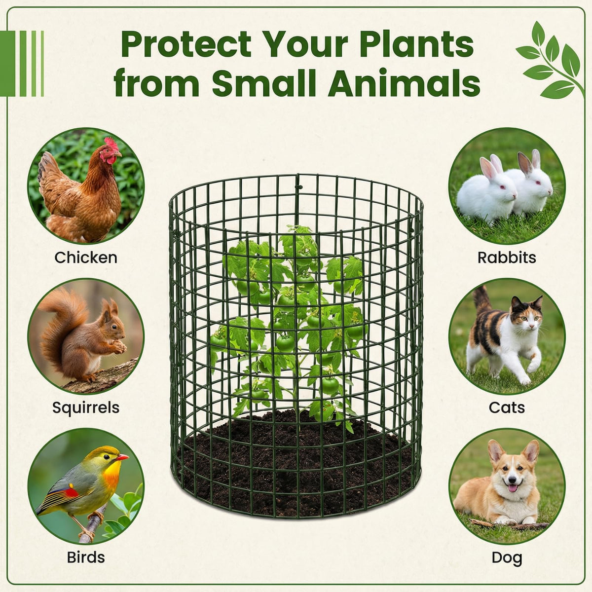 Hacaroa 12-pack cages help organize multiple plant enclosures.