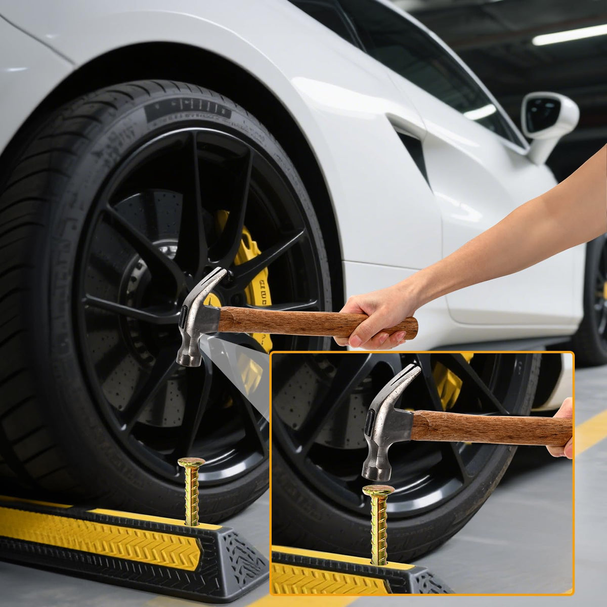 Hacaroa garden-bed stake supports edges with a durable hold.
