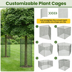 Hacaroa ground stakes secure cages firmly to the ground.