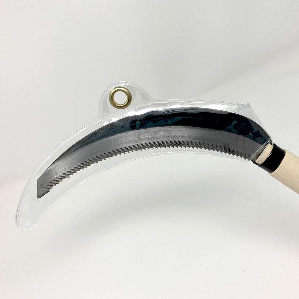 HACHIEMON serrated sickle handle and grip for comfortable use