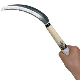 HACHIEMON serrated teeth close-up highlighting large serrations for efficient cutting