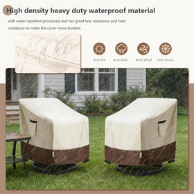 UV-resistant Hadisi protection helps preserve chair color and condition