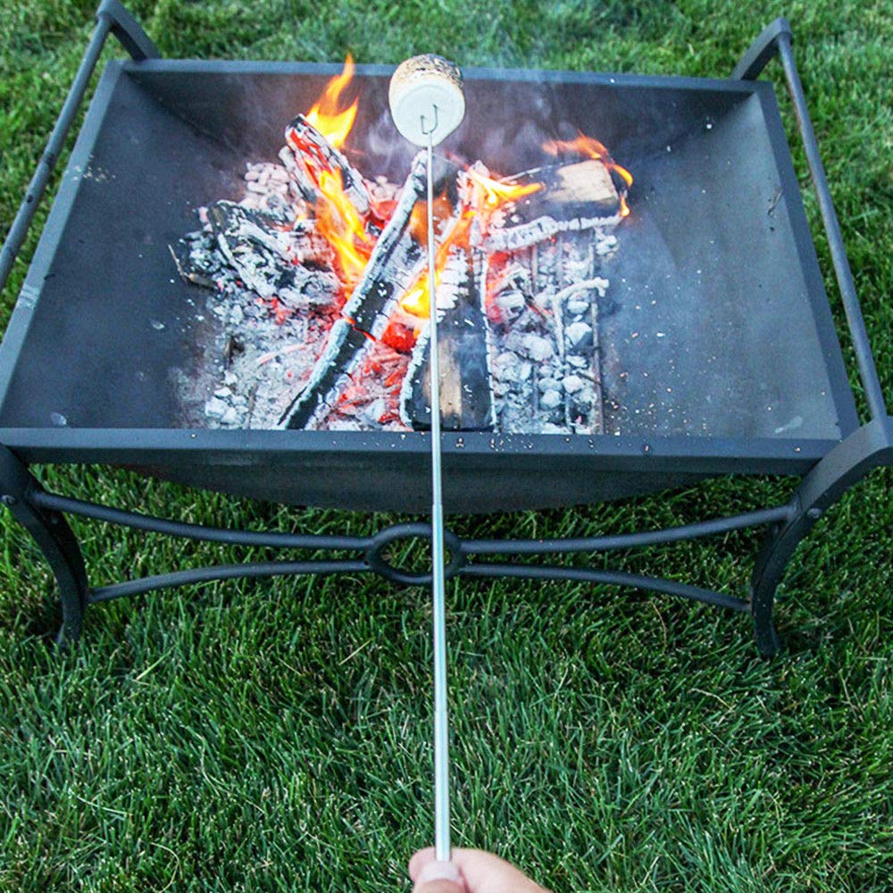 Hadoife easy-clean stainless steel skewers simplify post-cun cooking cleanup