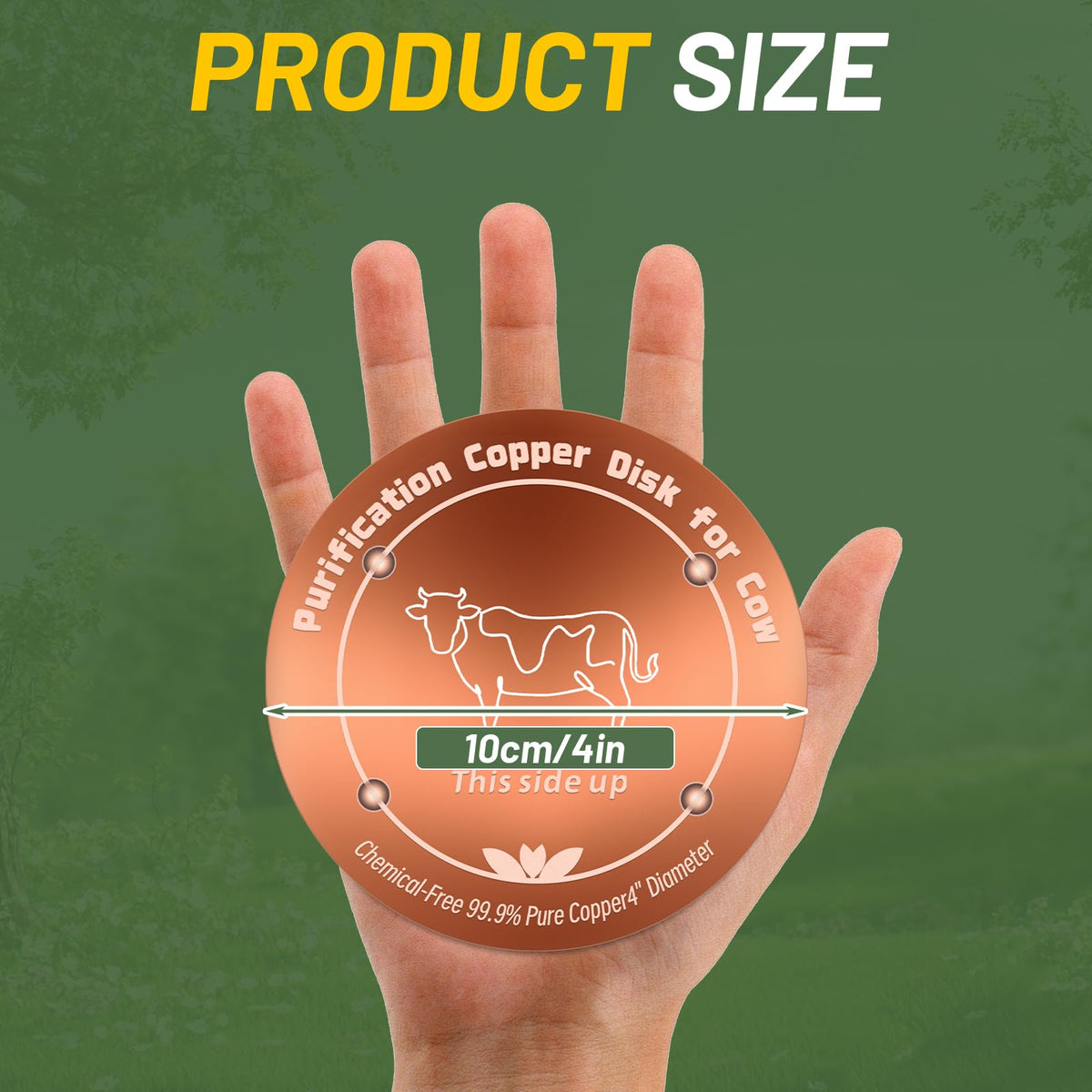 HAEZU 0.6mm pure copper disk fits troughs while staying flexible.