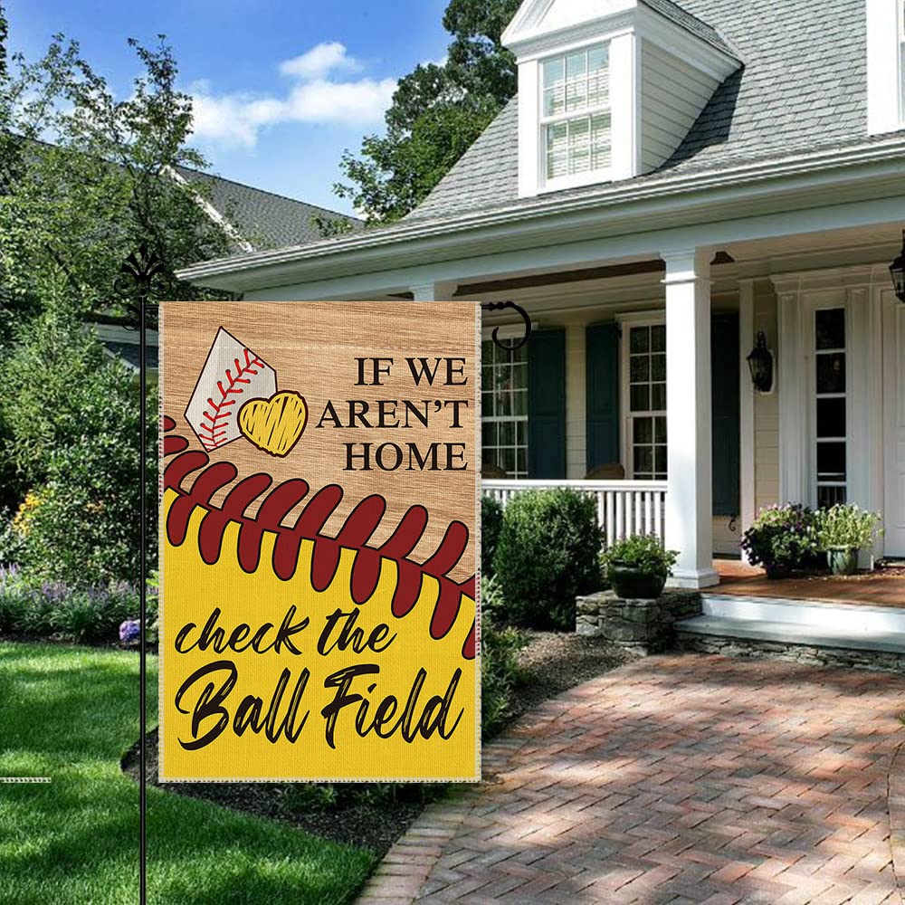 Hafhue funny gift flag for baseball lovers adds playful charm.