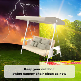Hagsfire canopy corners and eyelets enable secure fit against wind.