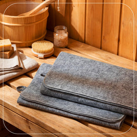 Hahafelt sauna mat spa-day-use elevates home wellness rituals.