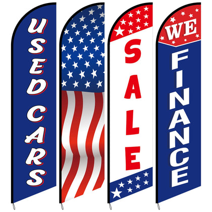 Hahafelt used cars flag 4-pack package boosts multi-point advertising visibility