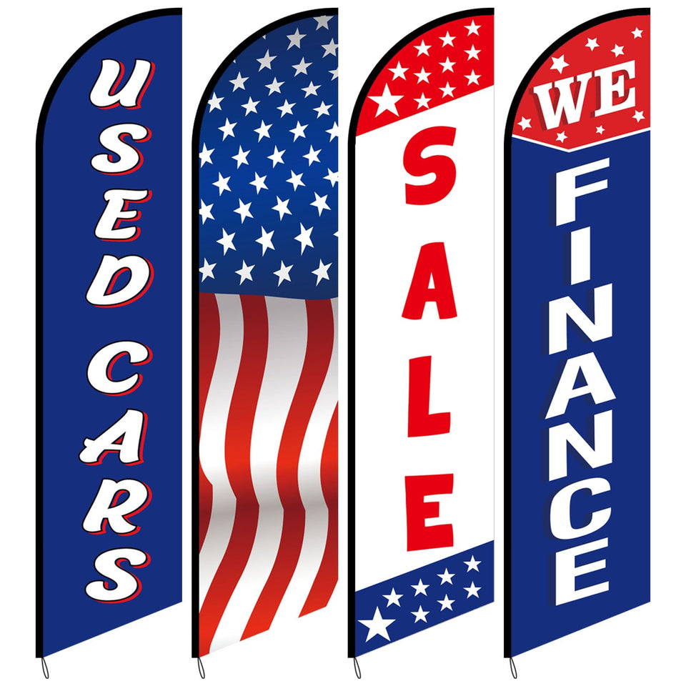 Hahafelt used cars flag 4-pack package boosts multi-point advertising visibility