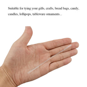 HAHIYO crystal-clear ties add a premium touch to gift wraps and treats.